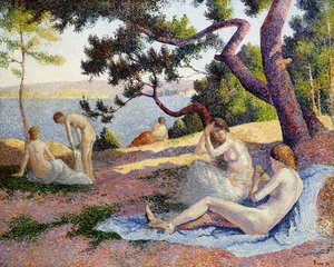 Baigneuses à Saint-Tropez, 1892 - Maximilien Luce