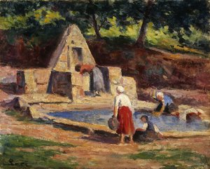 Les Lavandières, Kermouster, 1914-1915 - Maximilien Luce