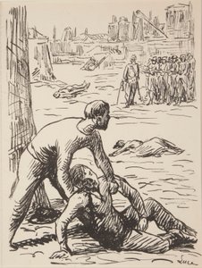 Neuf estampes sans titre de sujets politiques - Maximilien Luce