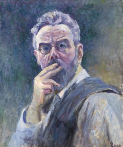 Autoportrait avec cigarette, vers 1905 - Maximilien Luce