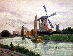 Le moulin à vent - Maximilien Luce