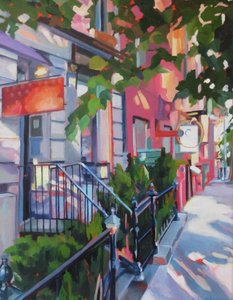 Les marches colorées de la ville - Maxine Shore