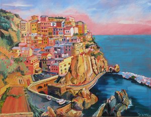 Un village côtier italien haut en couleur - Maxine Shore