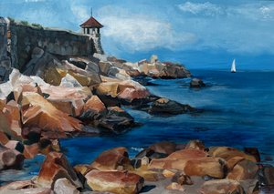 Paysage marin de la côte rocheuse - Maxine Shore