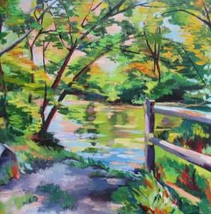 Le sentier de la rivière sereine
