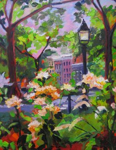 Un jardin urbain plein de vie