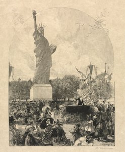 La Liberté éclairant le monde, offerte à la ville de Paris par les Américains - May 30 Publiished in Le Monde