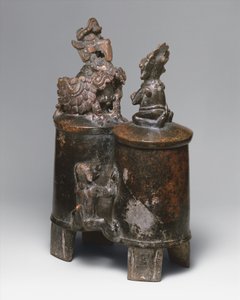 Vase à double chambre, Guatemala ou Mexique