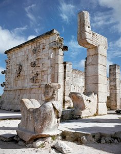Entrée du temple des guerriers, 750-1200 - Mayan