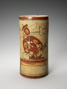Vase avec scène de présentation, 600-900 après J.-C.