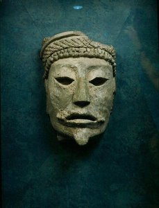 Masque funéraire, Comalcalco, Tabasco, Mexique