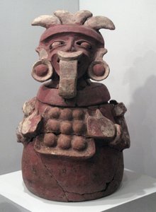 Urne funéraire, La Lagunita, période classique ancienne, 250-550 après J.-C. - Mayan Mayan