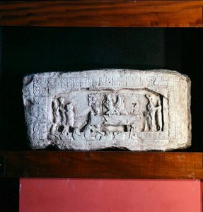 Linteau 3 de Piedras Negras, Peten, Guatemala, Période Classique Tardive (600-900 après J.-C.) - Mayan Mayan