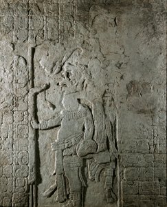 Art maya : panneau n° 1 du site maya d
