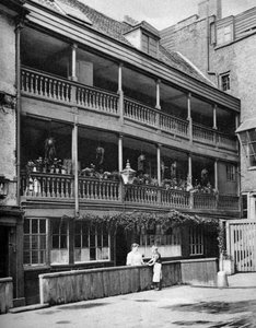 The George, auberge du 17e siècle, Southwark, Londres, 1926-1927