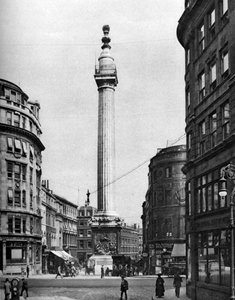 Le Monument au Grand Incendie, Londres, 1926-1927 - McLeish