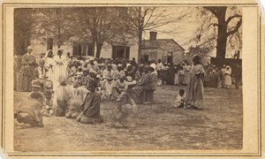 Camp de réfugiés, Bullard Plantation, 1864 (photo) - McPherson & Oliver