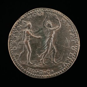 Apollon poursuivant Daphné [verso], 1556 - Medallist R.C.