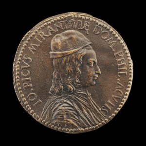 Giovanni Pico della Mirandola, 1463-1494, philosophe et poète - Medallist T.R.