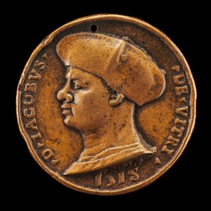 Jacques de Vitry-La Lière, mort en 1515, chanoine, doyen et chancelier [avers], 1518 - Medallist of 1518