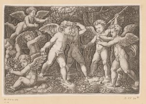 Putti jouant