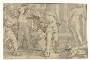 La flagellation du Christ - Meester van de Egmont Albums