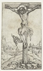 La crucifixion - Meester van het Amsterdamse Kabinet
