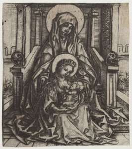 Sainte Anne trinitaire - Meester van het Amsterdamse Kabinet
