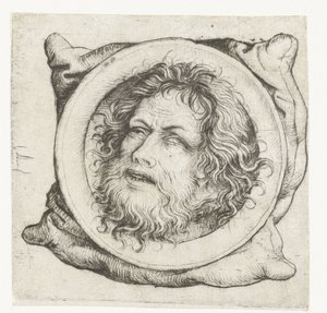La tête de Jean-Baptiste sur un plat - Meester van het Amsterdamse Kabinet
