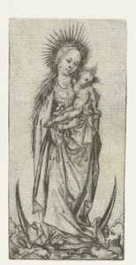 Madonna sur le croissant de lune - Meester van het Amsterdamse Kabinet