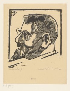 Portrait de David Wijnkoop - Meijer Bleekrode (signed by artist)
