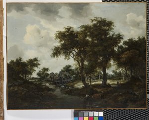 Le Moulin À Eau (Le Paysage De Trevor) - Meindert Hobbema