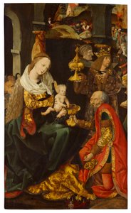 Adoration des Rois Mages - Meister der Habsburger