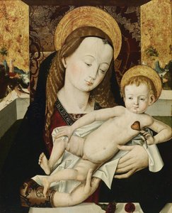 Madonna avec enfant - Meister der Habsburger