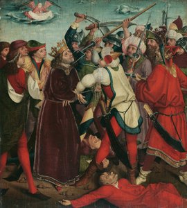 Martyr de saint Oswald dans la bataille - Meister der Oswaldlegende