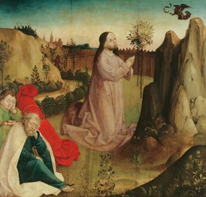 Christ au mont des Oliviers - Meister der Veitslegende