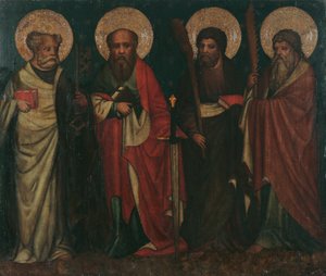 Les apôtres Pierre, Paul, Jacques le Mineur et Simon