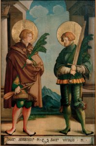 Les saints Sébastien et Vitalis - Meister von Messkirch