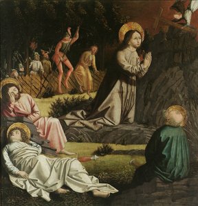 Le Christ au mont des Oliviers - Meister von Uttenheim