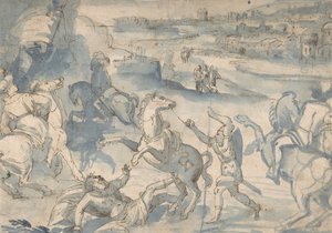 La conversion de Saint Paul, 16e siècle - Melchior Bocksberger