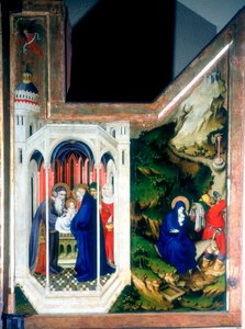 La Présentation au Temple et la Fuite en Égypte, 1394-1399 - Melchior Broederlam