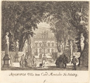 Villa Aquaviva - Melchior Küsel after Johann Wilhelm Baur