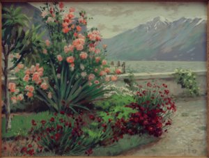 Jardin de fleurs au printemps sur le Monte Baldo