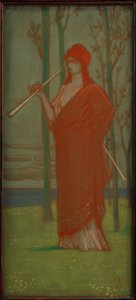 La muse au bord de la mer - Melchior Lechter