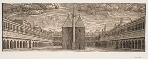 Une auberge de caravane (Han) - Melchior Lorck
