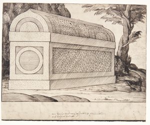Un sarcophage - Melchior Lorck