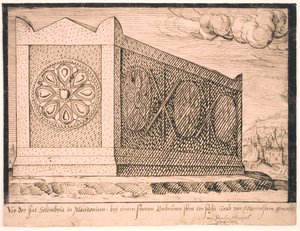 Un sarcophage à Silivri - Melchior Lorck