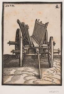 Un chariot de ferme tatar - Melchior Lorck