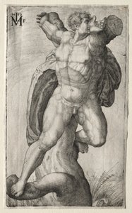 Homme crucifié - Melchior Lorck