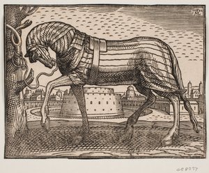 Cheval couvert d